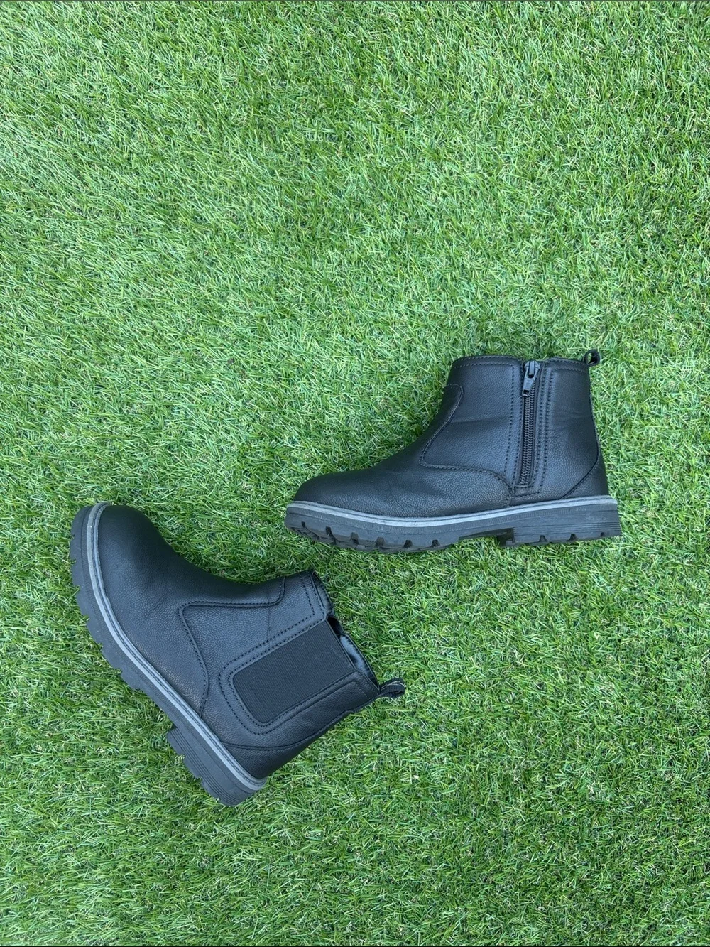 🖤Wonder Nation Black Chelsea Slip-On Ankle Boots - Size 2
